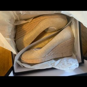 J Crew Seville espadrille wedges